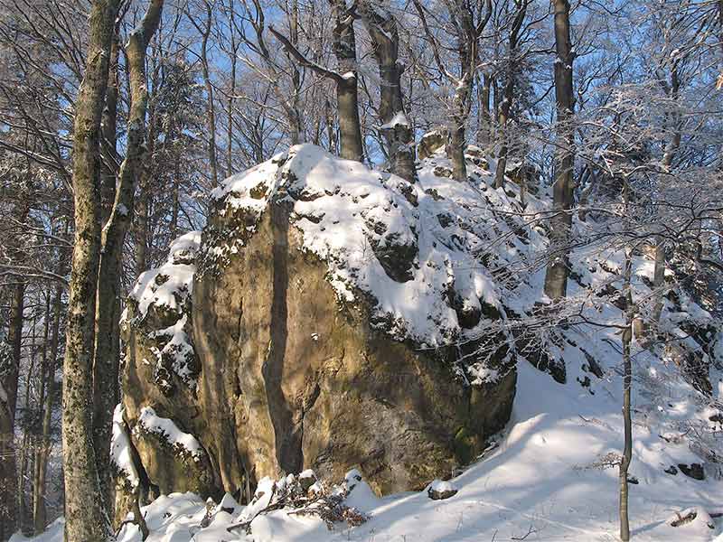 Felsen am Grat